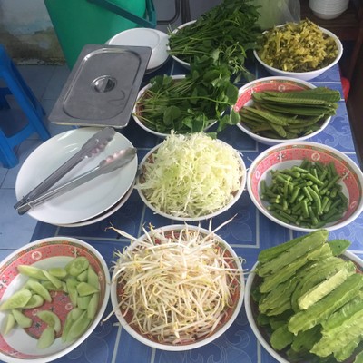 น้ำพรกกะปิผักฟร