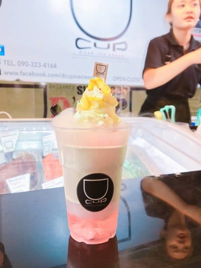 เมนูของร้าน D'CUP ICECREAM