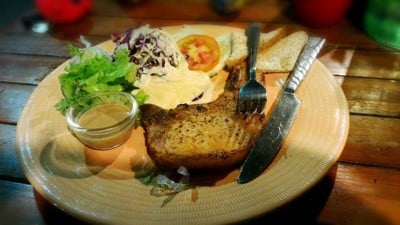 T bone steak