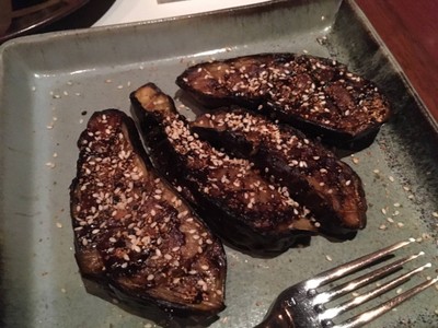 มะเขื่อย่าง Miso