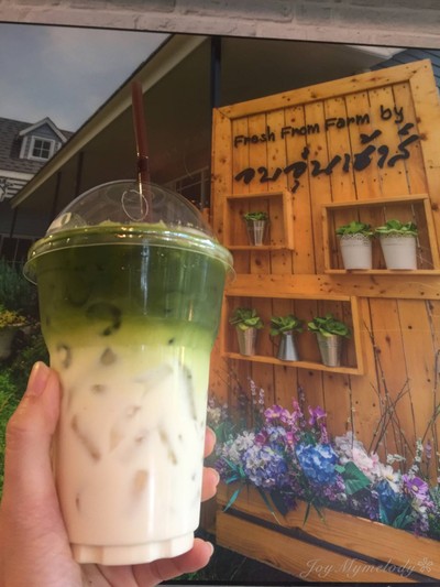 คาราเมลชาเขียว