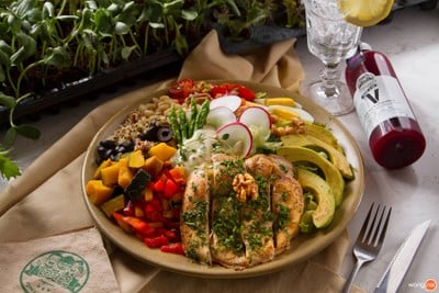 เมนูของร้าน สวนผัก โอ้กะจู๋ สันทราย