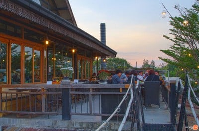 บรรยากาศ สวนผัก โอ้กะจู๋ สันทราย
