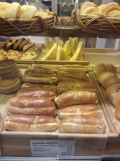 Milk cream walnut bun