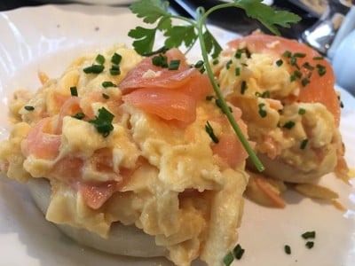Scrambled Egg With Smoked Salmon