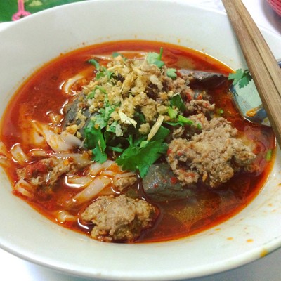 เมนูของร้าน น้ำเงี้ยว ป้าสุข