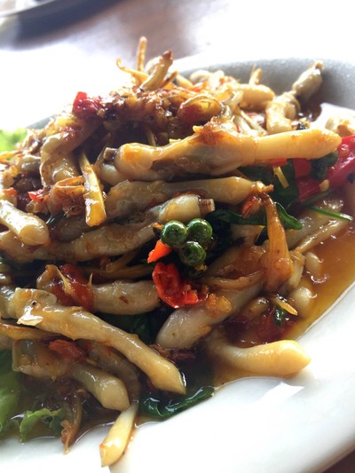หอยหลอดผัดฉ่า