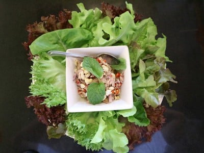 เมนูของร้าน สลัดเทอเรส สวนดอก