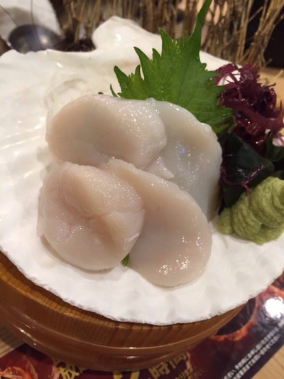 hotate sashimi ..