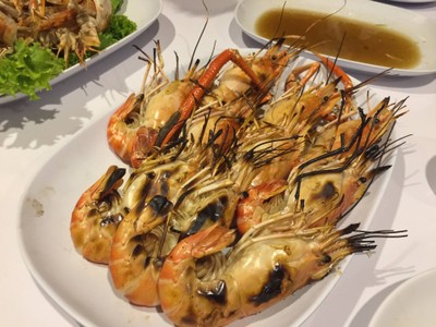 เมนูของร้าน กุ้งเต้น ถนนราชพฤกษ์