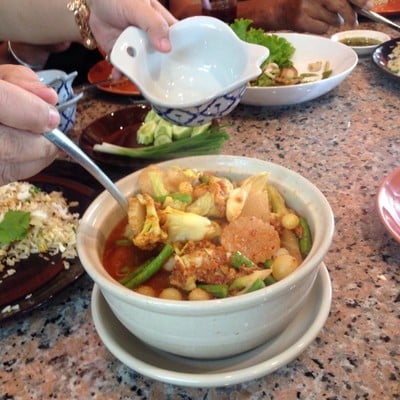 เมนูของร้าน ครัวปูม้า ม.ชัยพฤกษ์ บางบัวทอง