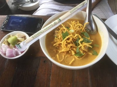 เมนูของร้าน เฮือนลำพูน สวนผัก