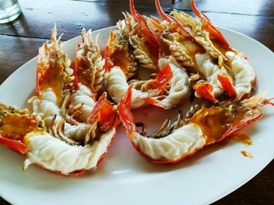 รวยกุ้งเผา