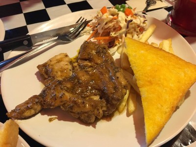 สเต็กไก่พริกไทยดำ