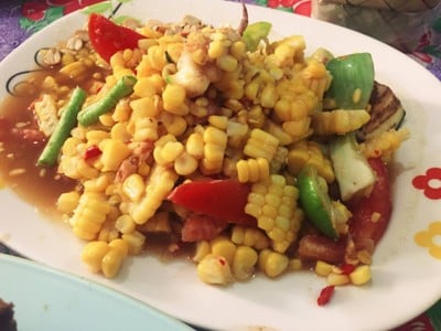 เมนูของร้าน ส้มตำป้าเต่าซุปเปอร์แซ่ป