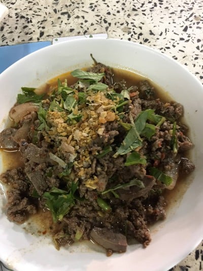 ลาบคั่วหมู