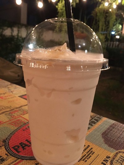 นมสดคาราเมลปั่น