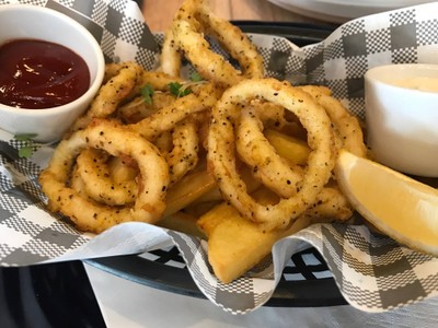 Lemon Paper calamari