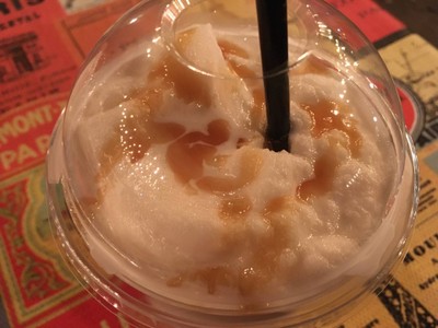 นมสดคาราเมลปั่น