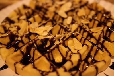 วาฟเฟิล อัลมอนด์ ช็อคโกแลต