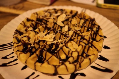 วาฟเฟิล อัลมอนด์ ช็อคโกแลต