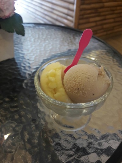 mango & banana coconut