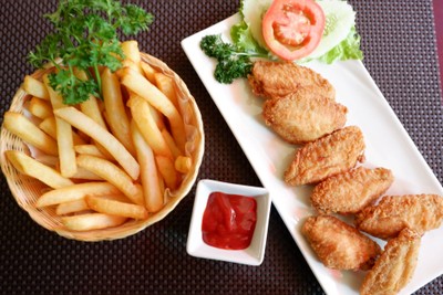 ปีกไก่ทอด
