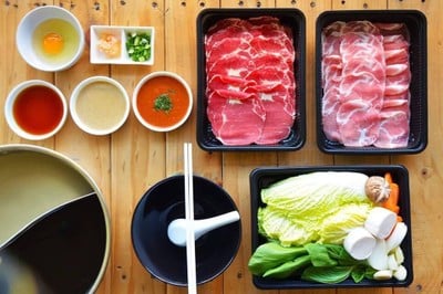 เมนูของร้าน สุขี Japanese Suki&Shabu