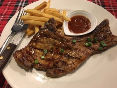เมนูของร้าน THE BLUE OX