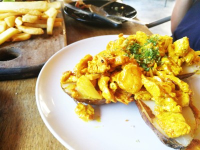 Potato Chicken Indian Style