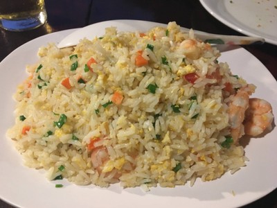 ข้าวผัดกุ้ง - จานกลาง