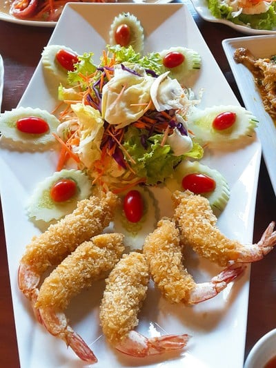 เมนูของร้าน ปูกรรเชียง