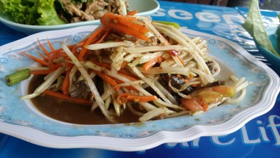 ส้มตำปู ปลาร้า