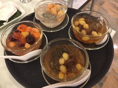 ขนมหวานคะ แปะก๊วย รวมมิตรปีนัง สละลอยแก้ว
