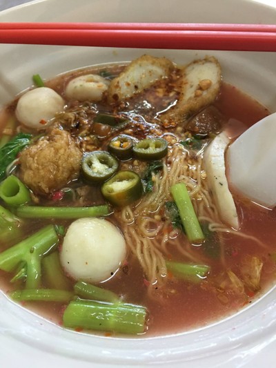 บะหมี่ต้มยำเย็นตาโฟ