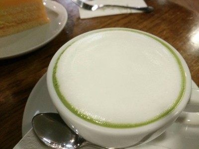 Greentea Latte ร้อน