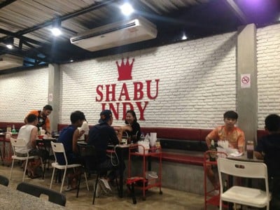 บรรยากาศ Shabu Indy สุโขทัย