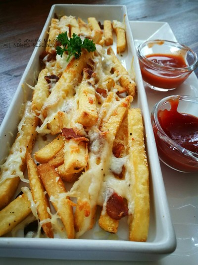 Baked French Fried with Cheese