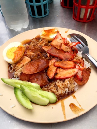 เมนูของร้าน ข้าวหมูแดงปฐมเลิศรส ซอยรางน้ำ