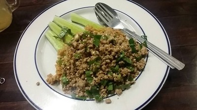 ลาบหมูมาม่า