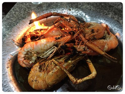 กุ้งอบภูเขาไฟ