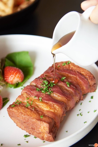 French Toast Wrapped in Bacon