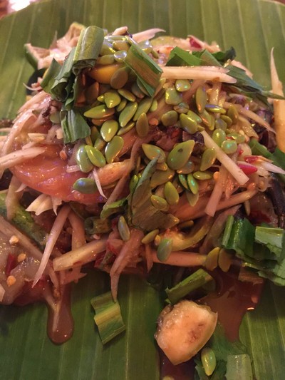 ส้มตำกุ้งสด