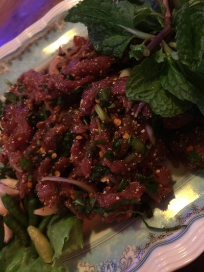 ก้อยเนื้อมะนาว