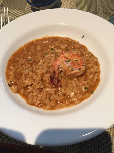 Seafood Risotto .