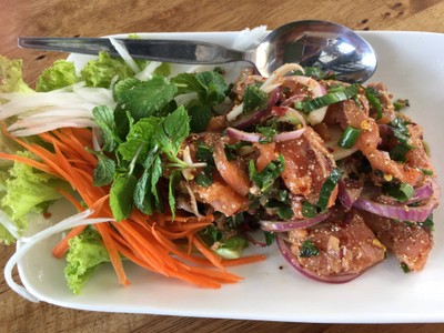 ลาบปลาแซลม่อน
