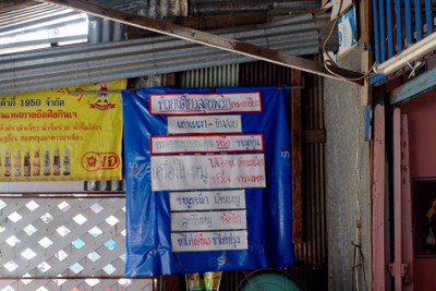 ป้ายราคาหรือสมุดเมนู