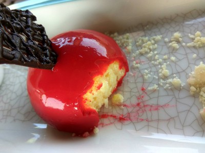 Cheesecake W Lime Sorbet