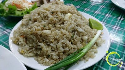 ปูน้อยแต่ผัดมาขนาดใหญ่ อร่อยดี80บาท