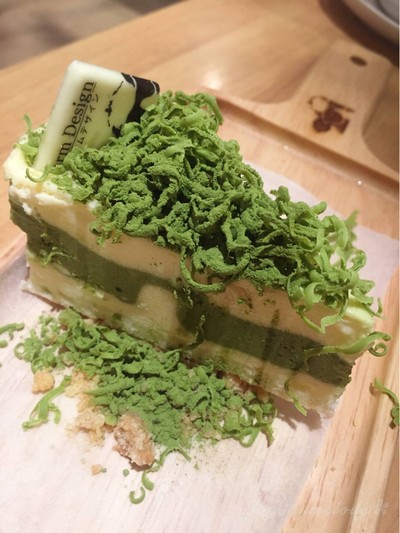 Double Matcha Cheesecake